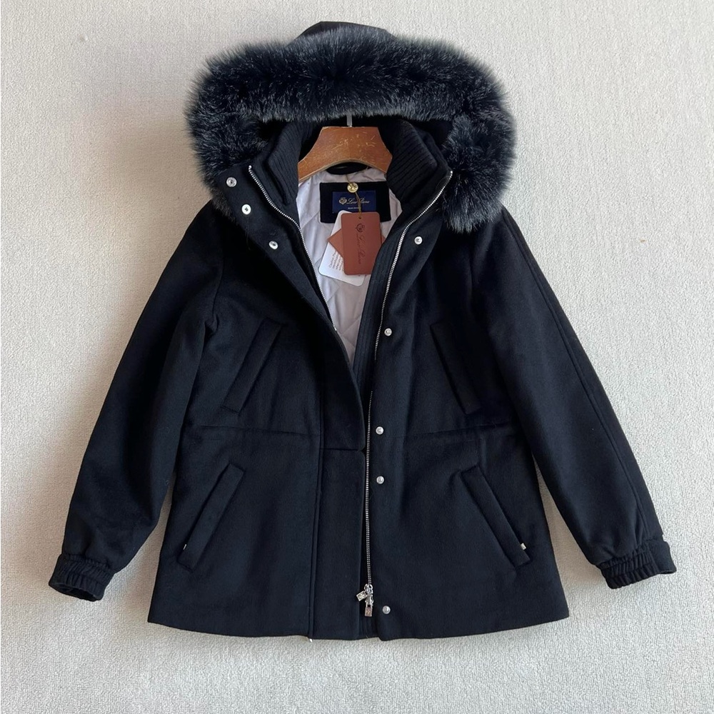 Loro Piana Icery Short Jacket in Black
